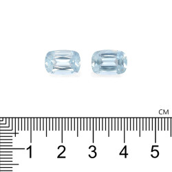 Kussen geslepen Hemelsblauwe Aquamarijn van 6.06 karaat