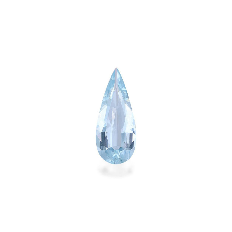 Pear-cut Aquamarine Baby Blue 8.81 carats