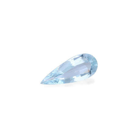 Pear-cut Aquamarine Baby Blue 8.81 carats