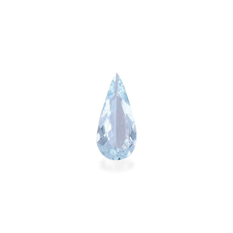 Pear-cut Aquamarine Sky Blue 4.16 carats