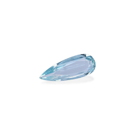 Pear-cut Aquamarine Teal Blue 1.46 carats