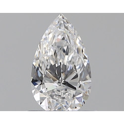 الماس على شكل كمثرى بوزن 0.6 قيراط