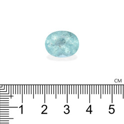 Ovale Paraiba Toermalijn Baby Blauw 9.33 karaat