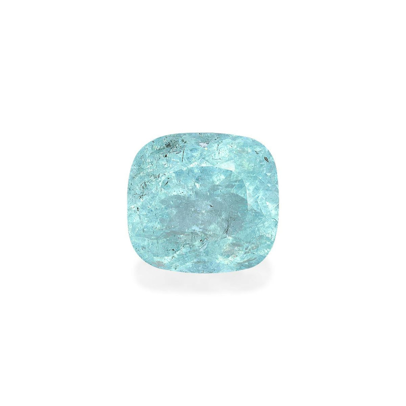 Toermalijn Paraiba kussen gesneden Teal Blue 10,32 karaat