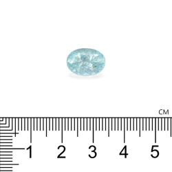 Ovale Baby Blauwe Paraiba Toermalijn van 4,69 karaat