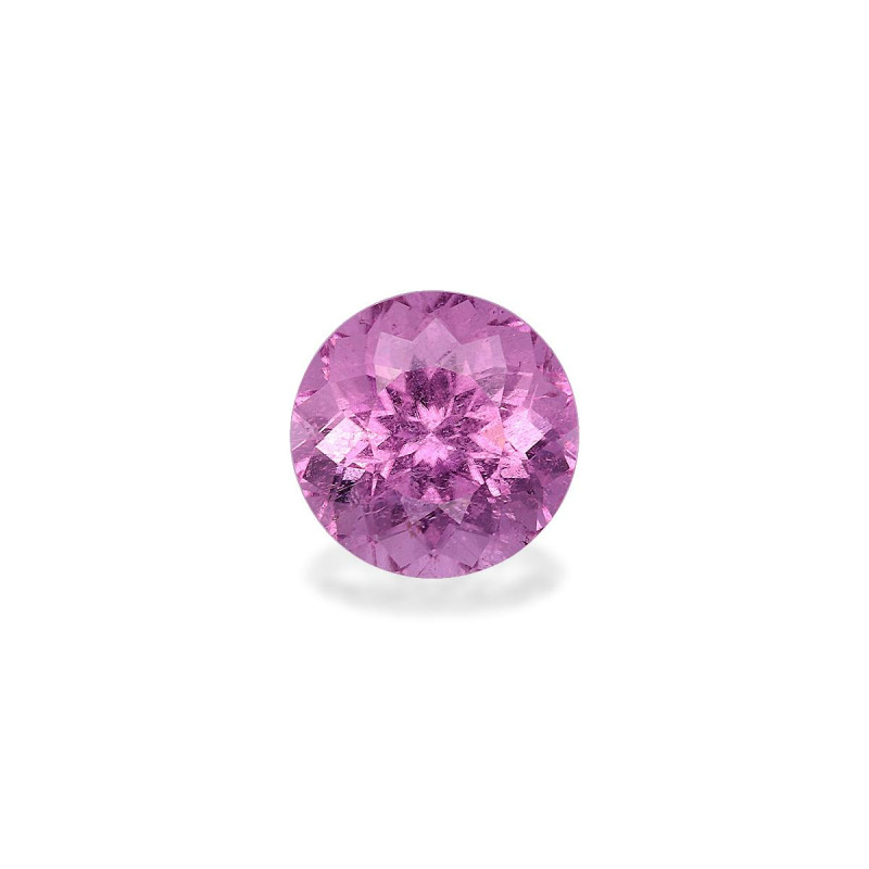 铜电气石 taille 圆形 泡泡糖粉红色 4.29 carats