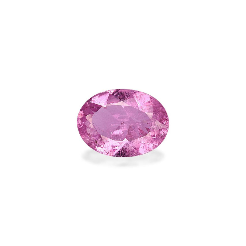 Ovale geslepen Bubblegum Roze Koper Toermalijn van 3,09 karaat