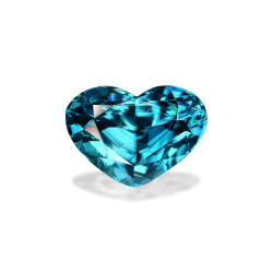 Zircon Bleu taille COEUR 蓝色...