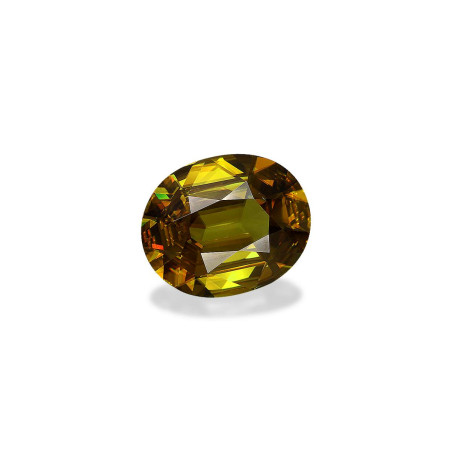 سيفين الحجم بيضاوي Moderate Yellowish Green 10.33 