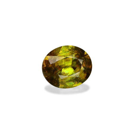 سيفين الحجم بيضاوي Moderate Yellowish Green 6.52 