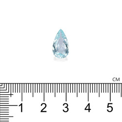 Paraiba Toermalijn Baby Blauw Peer gesneden 2.74 karaat