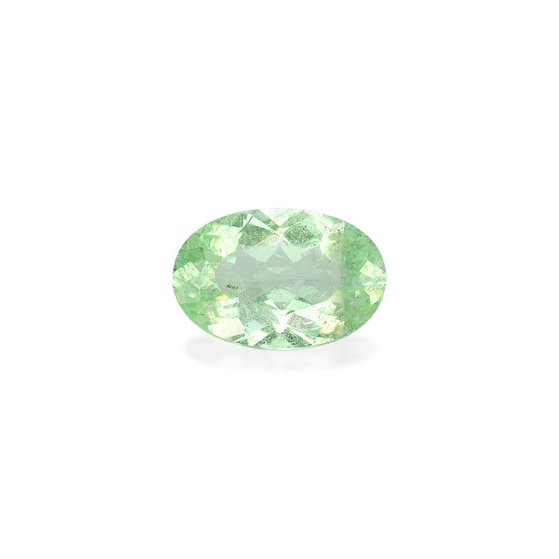 帕拉伊巴电气石 taille 椭圆形 棉花绿 2.98 carats