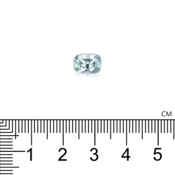 Paraiba Toermalijn Kussen Geslepen Hemelsblauw 2.14 karaat