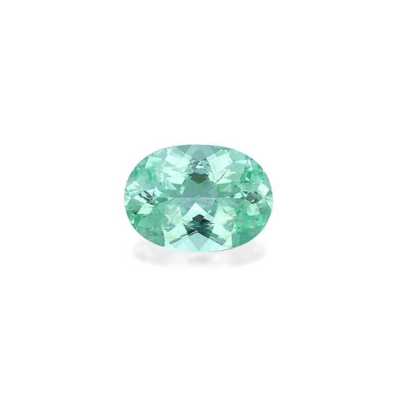 帕拉伊巴电气石 taille 椭圆形 绿色 7.46 carats