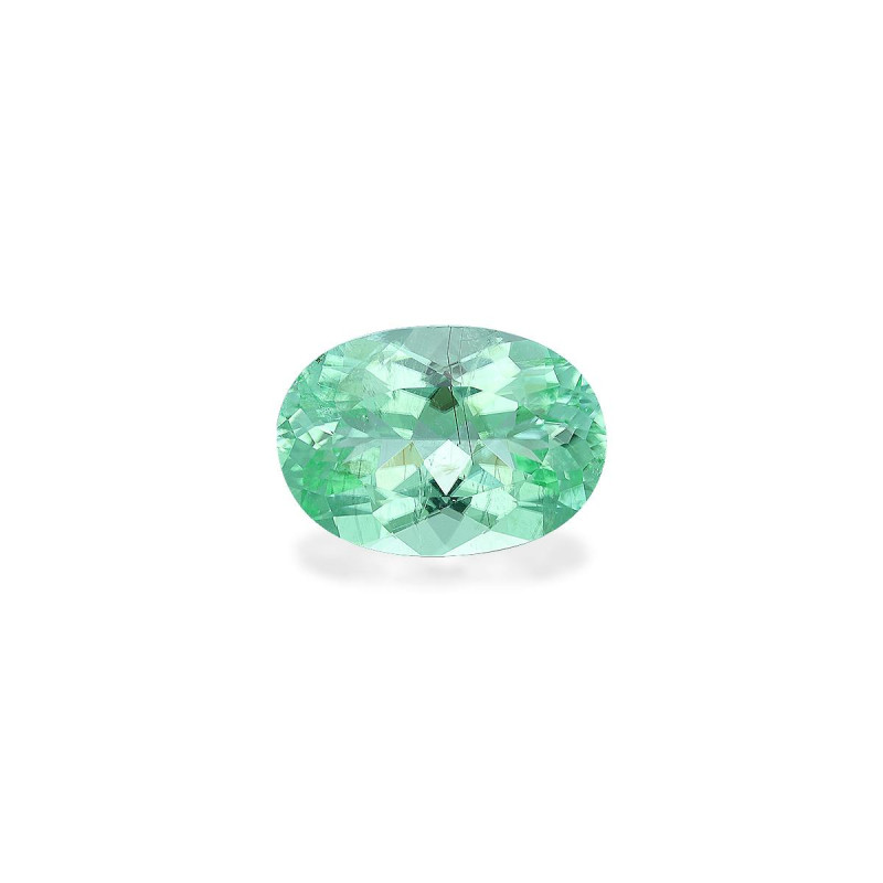 帕拉伊巴电气石 taille 椭圆形 绿色 8.07 carats