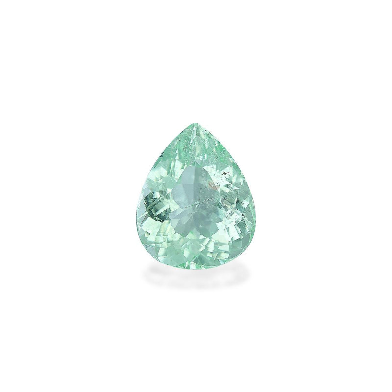 帕拉伊巴电气石 taille 梨子 绿色 6.36 carats