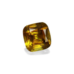Sphene kussen geslepen Goudgeel 8.71 karaat
