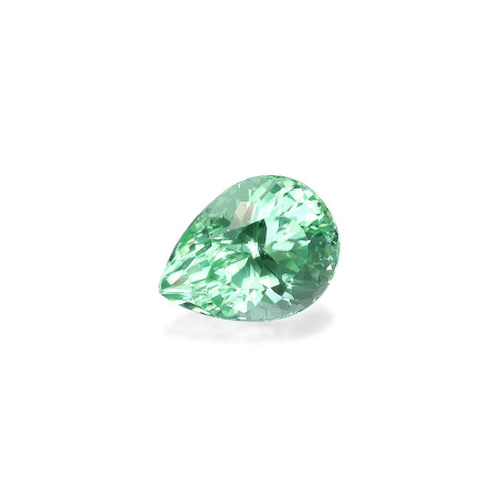 Tourmaline Paraiba lengte Birne Grün 1.86 karaten