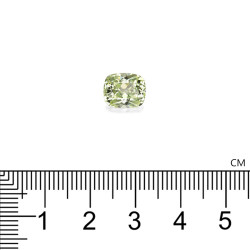 Chrysoberyl Lime Green kussen geslepen 3,16 karaat