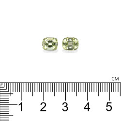 Chrysoberyl Lime Green kussen geslepen 3,46 karaat