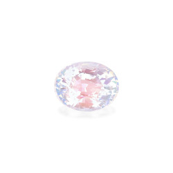 ovaalvormige witte regenboog maansteen van 5,35 karaat