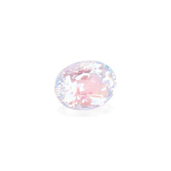 ovaalvormige witte regenboog maansteen van 5,35 karaat