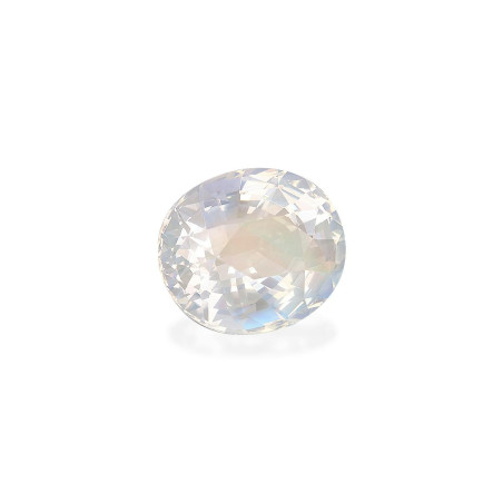 OVAL-cut rainbow moonstone White 8.82 carats