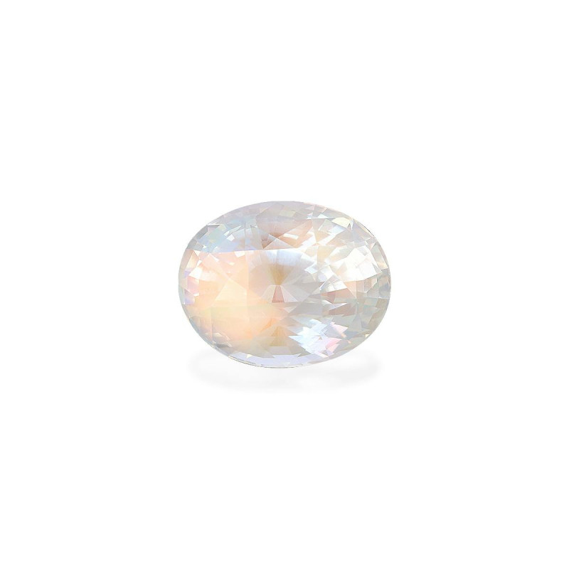 rainbow moonstone taille OVALE Blanc 9.18 carats