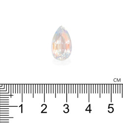 regenboog maansteen peervormig wit 6.84 karaat