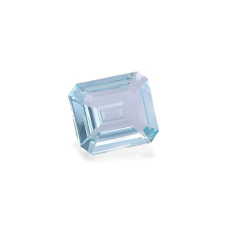 Rechthoekig geslepen Aquamarijn Baby Blauw 9.55 karaat