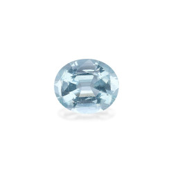 Ovaal geslepen Baby Blauwe Aquamarijn van 6,41 karaat