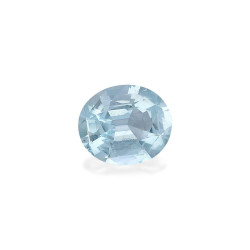 Ovaal geslepen Baby Blauwe Aquamarijn van 6,41 karaat