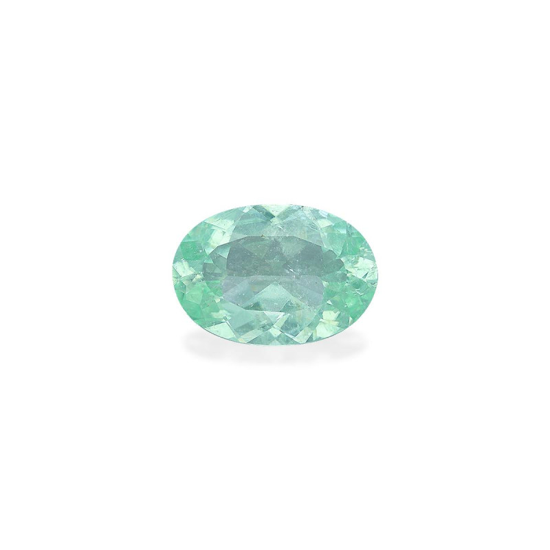 Tourmaline Paraiba lengte OVAL Baumwollgr&uuml;n 11.94 karaten