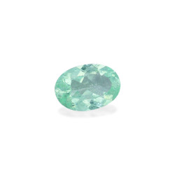 Tourmaline Paraiba lengte OVAL Baumwollgr&uuml;n 11.94 karaten
