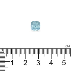 Paraiba Toermalijn Baby Blauw 2.27 karaat in kussensnede