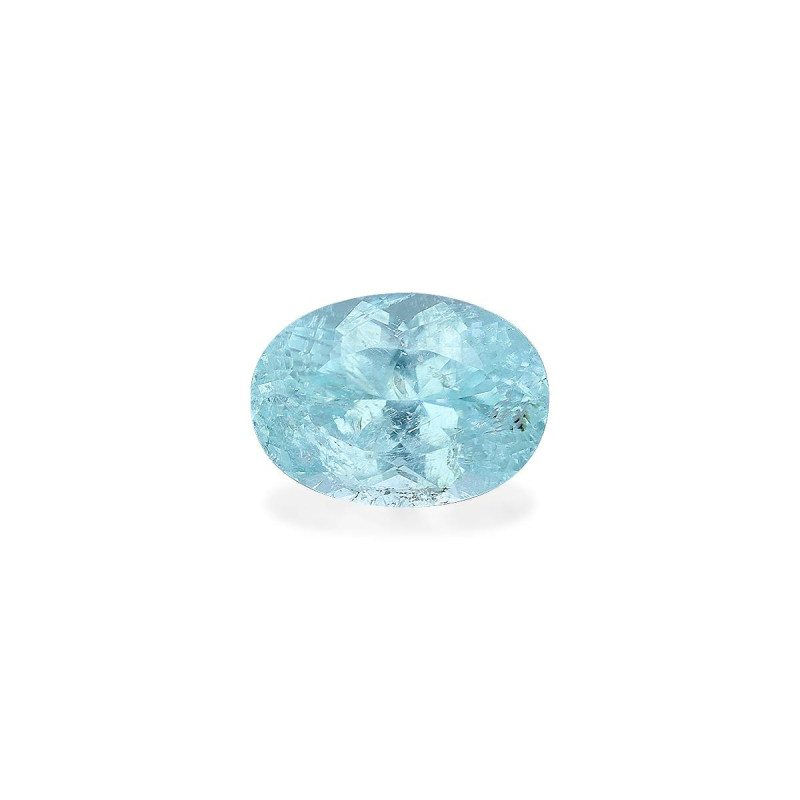 Ovale geslepen Teal Blue Paraiba Toermalijn van 2,47 karaat