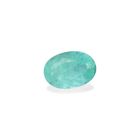 OVAL-cut Paraiba Tourmaline Green 5.53 carats