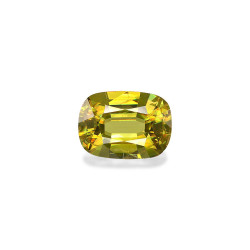 Sphene kussen geslepen Lime...