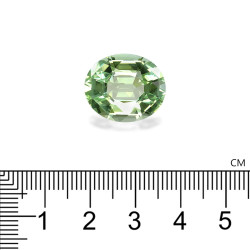 Ovale geslepen zeegroene toermalijn van 14,89 karaat