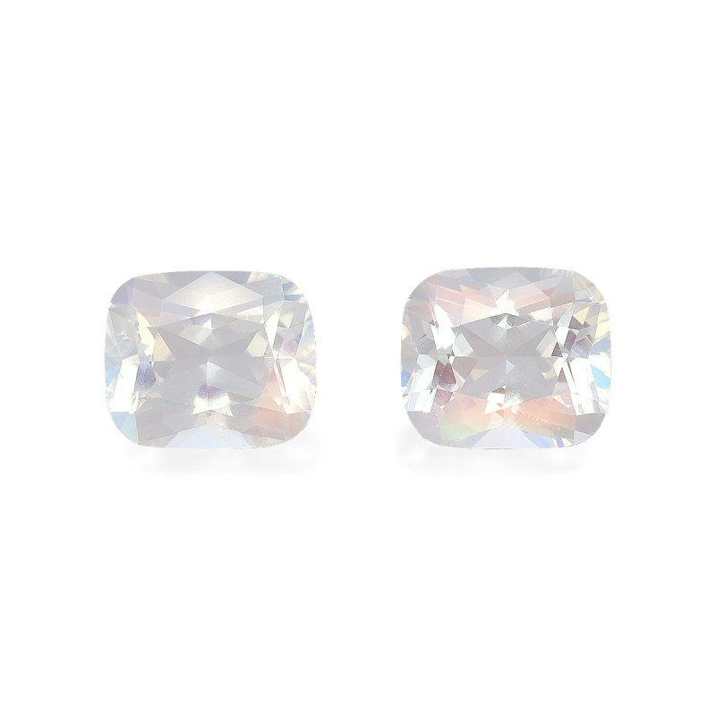 regenboog maansteen kussenmaat wit 4,49 karaat