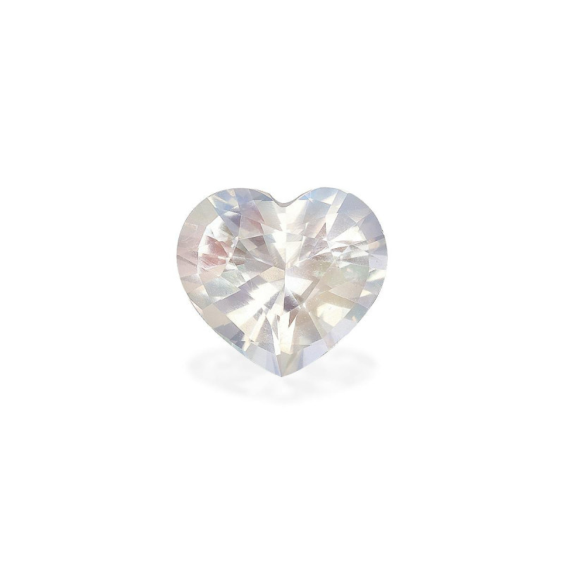 rainbow moonstone الحجم قلب أبيض 2.73 