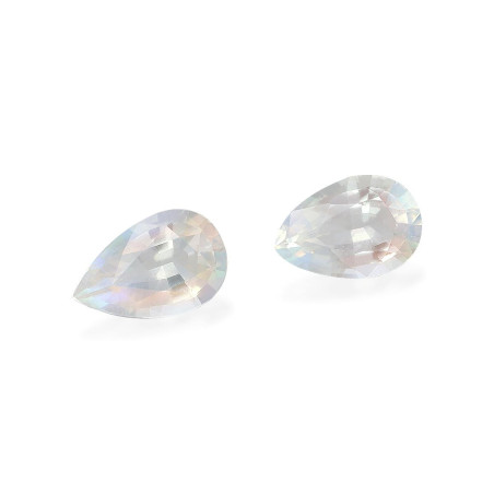 Pear-cut rainbow moonstone  3.99 carats