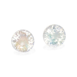 rainbow moonstone الحجم دائري أبيض 7.86 