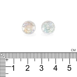 rainbow moonstone الحجم دائري أبيض 7.86 