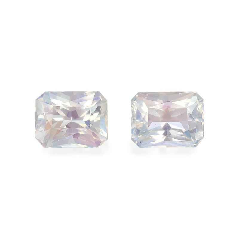 rainbow moonstone الحجم مستطيلي أبيض 6.48 