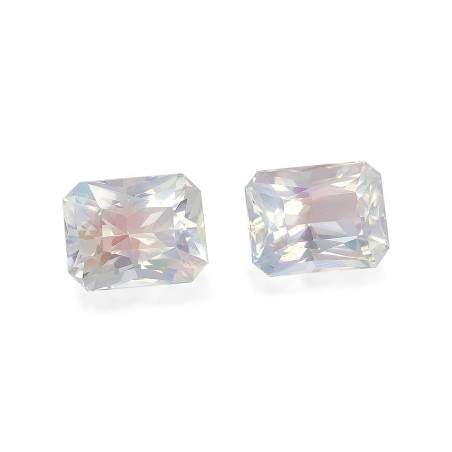 RECTANGULAR-cut rainbow moonstone  6.48 carats