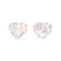 rainbow moonstone الحجم قلب...