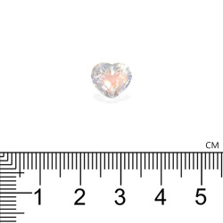 regenboog maansteen hartvorm wit 3.04 karaat