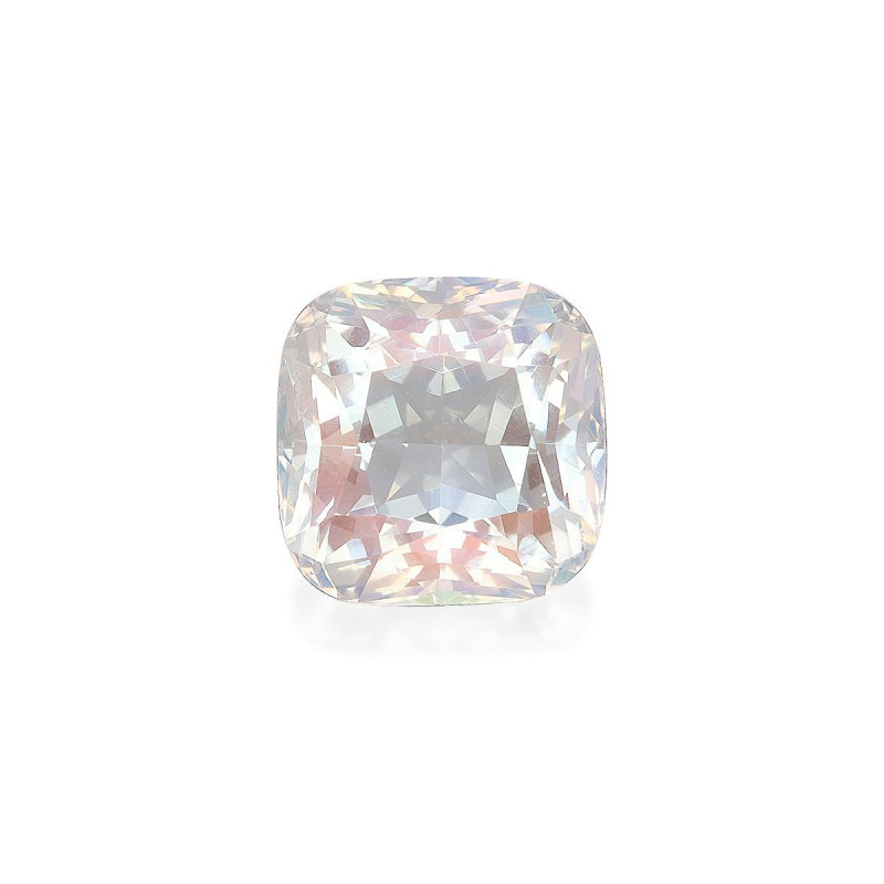 rainbow moonstone الحجم وسادة أبيض 3.68 