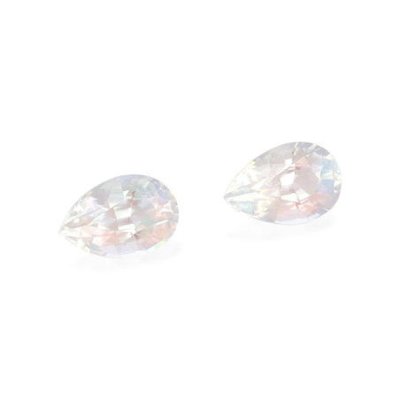 Pear-cut rainbow moonstone  2.98 carats